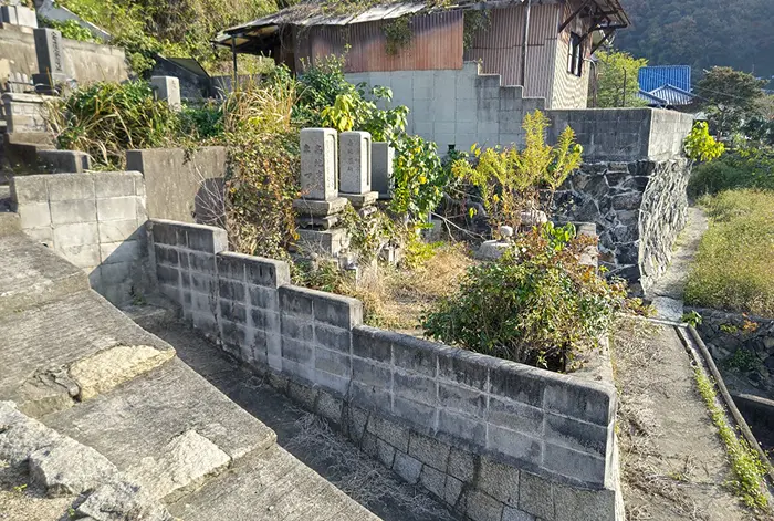 墓じまい施工事例1 施工前