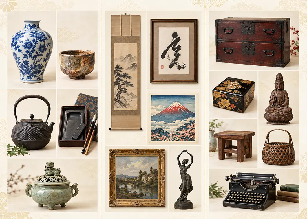 骨董品・美術品・古道具・工芸品の一例