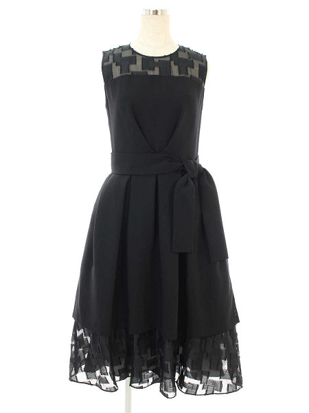 フォクシーブティック ワンピース 37537 dress 2017年 ブラック