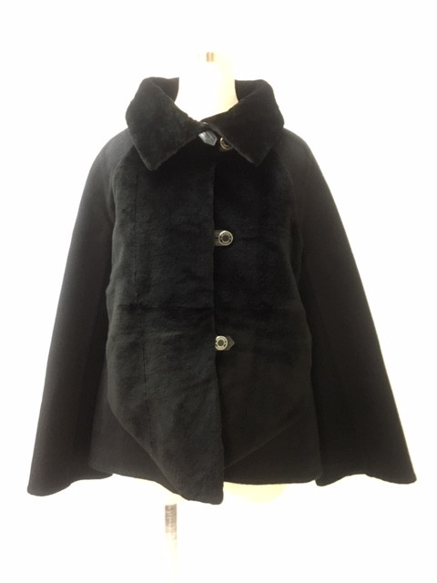 エルメス カシミヤ ミンク シェアード ジャケットブラック