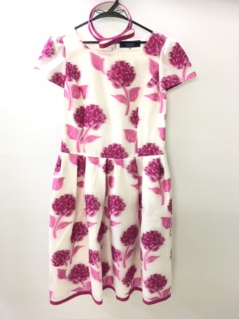 エムズグレイシー Jacquard Pink Dress 911332 WHPI/WHNY/BEBK