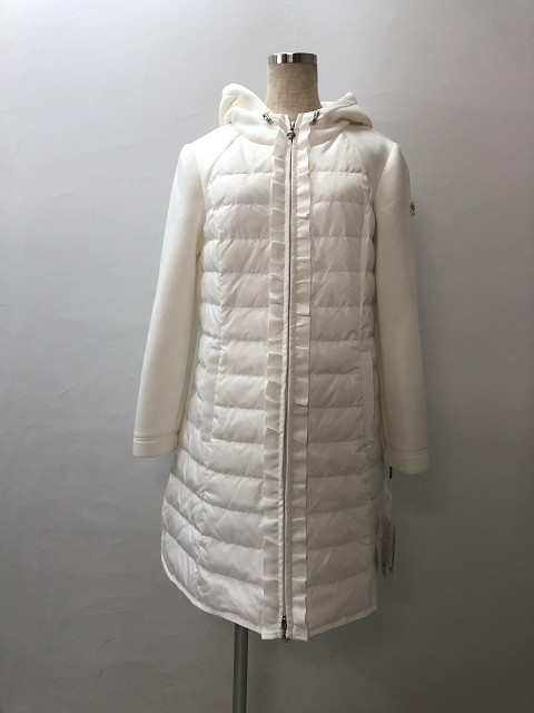 エムズグレイシー Material Mixed Coat 819501 ホワイト