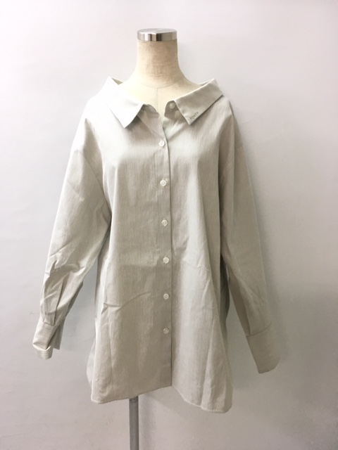 フォクシー シャツ 2019年 40097 オーバーシャツ ベージュ