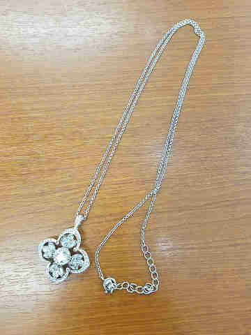 ネックレス 37857 Rhinestone Necklace シルバー
