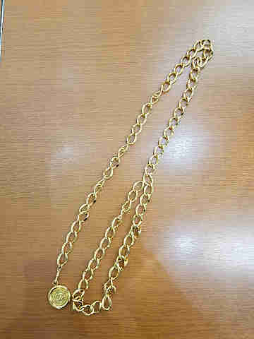 シャネル チェーンベルト ココマーク ゴールド