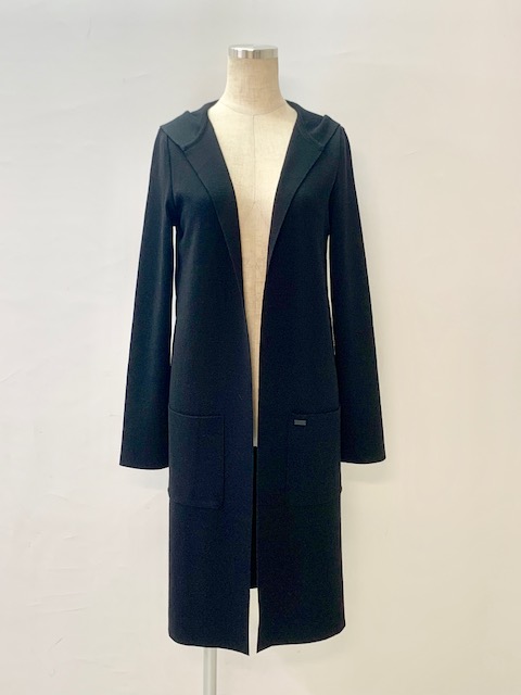 カーディガン 2018年 39200 Slender HOODIE ブラックブラック
