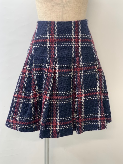 スカート 2018年 Trad Check Skirt 817551 レッド/ホワイト