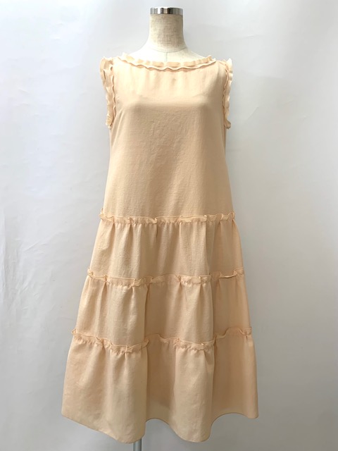 デイジーリン for フォクシー ワンピース 2020年 06208 Dress さらさら Millefeuille 2in1 ベージュ