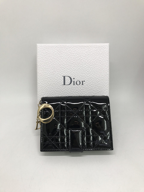 財布 二つ折り Dior