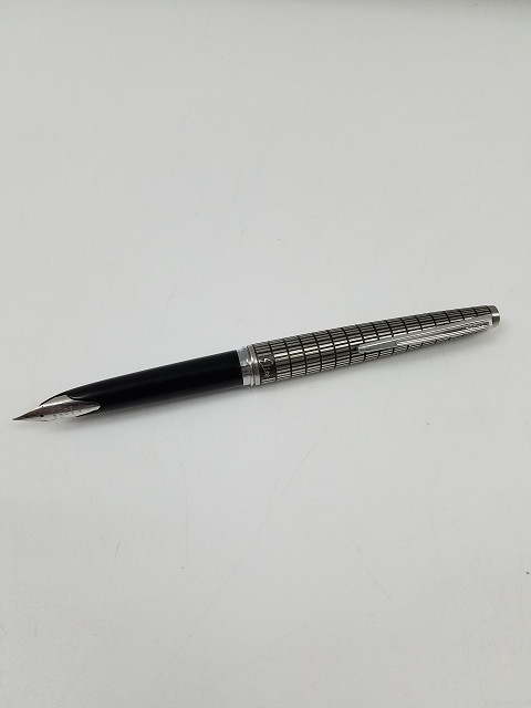 パイロット 万年筆  エリート 14K F シルバー