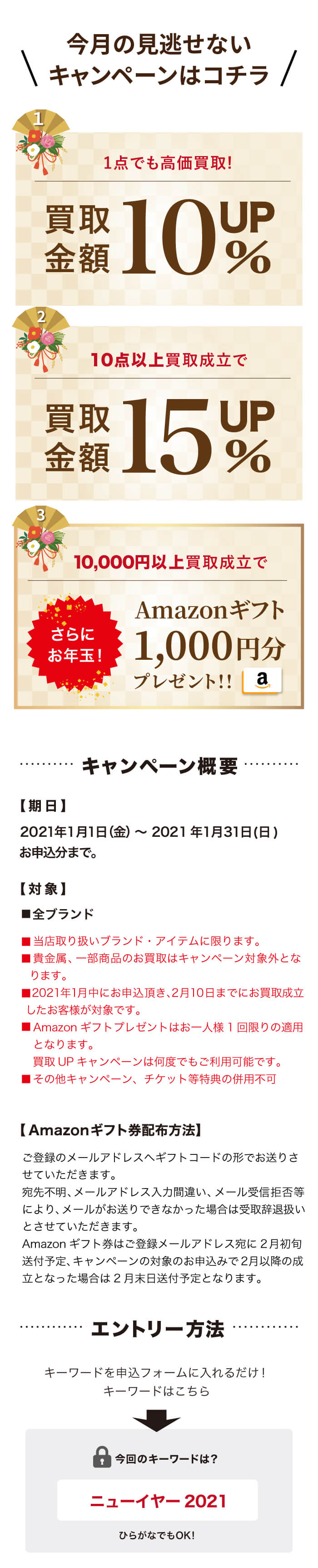 Amazonギフト1 000円分がもらえる お正月キャンペーン