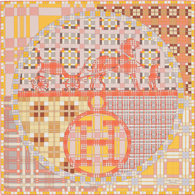 Ex-Libris a Carreaux エクスリブリス・チェック