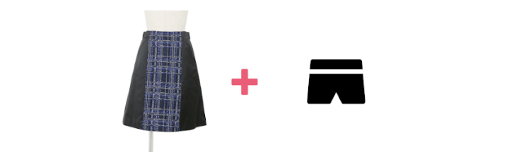 ミニスカートの場合