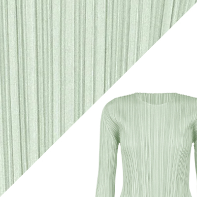 プリーツプリーズ57 PALE GREEN
