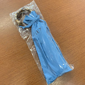 晴雨兼用 折り畳み傘 青色