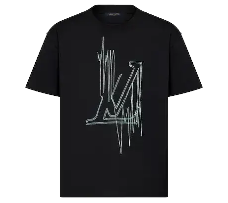 ルイヴィトンLVフォール･コレクション LVフリークエンシーグラフィックTシャツ 1AAU5C