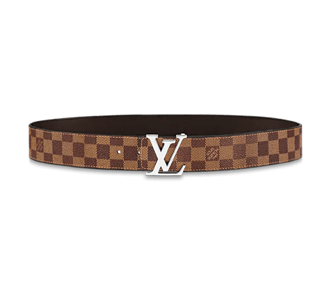 ルイヴィトンダミエ サンチュール・LVイニシャル 40MM リバーシブル M0212U