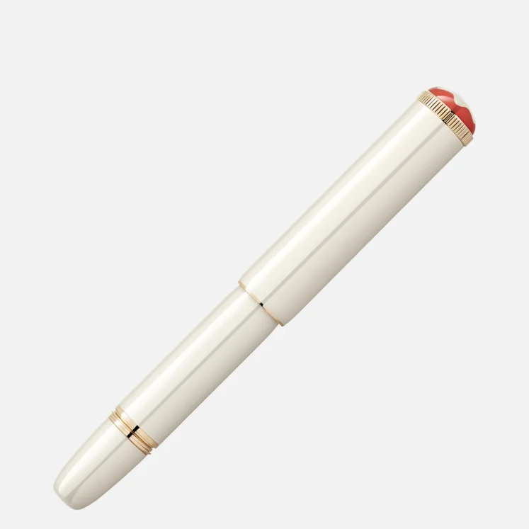 モンブランヘリテイジ ルージュ&ノワール ベビー スペシャルエディション アイボリーカラー 万年筆 MB128121