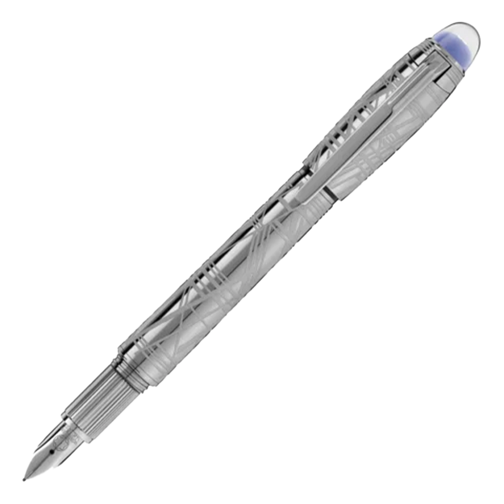モンブランスターウォーカー スペースブルー メタル 万年筆 MB130219