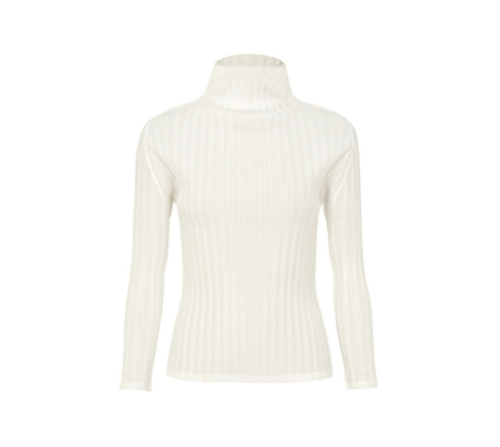 プリーツプリーズイッセイミヤケトップス RIB PLEATS BASICS PP05FK113