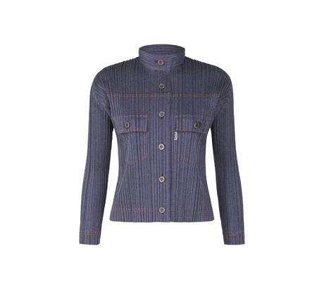 プリーツプリーズイッセイミヤケブルゾン COTTON DENIM PP41JC262