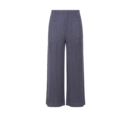 プリーツプリーズイッセイミヤケストレートパンツ COTTON DENIM PP41JF264