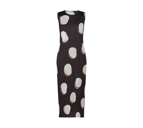 プリーツプリーズイッセイミヤケワンピース BEAN DOTS PP41JH676