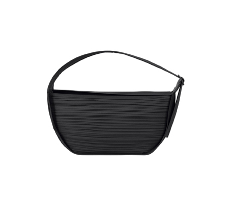 プリーツプリーズイッセイミヤケハンドバッグ PLEATS HALF MOON BAG PP42AG522