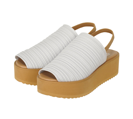 プリーツプリーズイッセイミヤケサンダル KNIT PLEATS SANDALS PP42AJ785