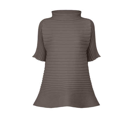 プリーツプリーズイッセイミヤケ五分袖ニット BOUNCE KNIT PP43KK792