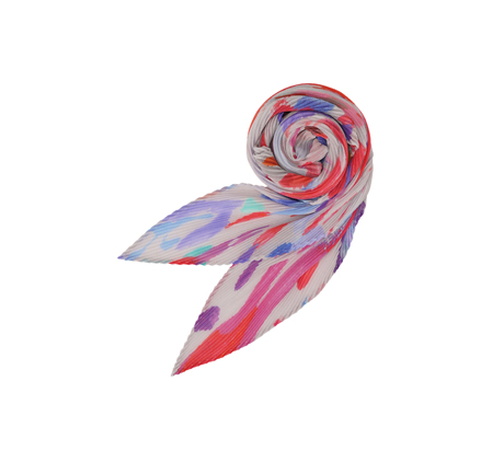 プリーツプリーズイッセイミヤケスカーフ DANCE WITH NEW FRIENDS SCARF PP44AD161