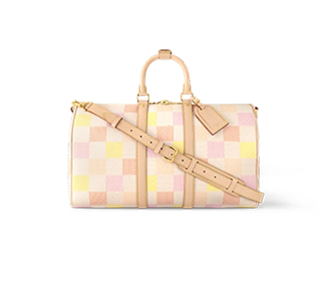 ルイヴィトンダミエ キーポル45 ピーチ N40713