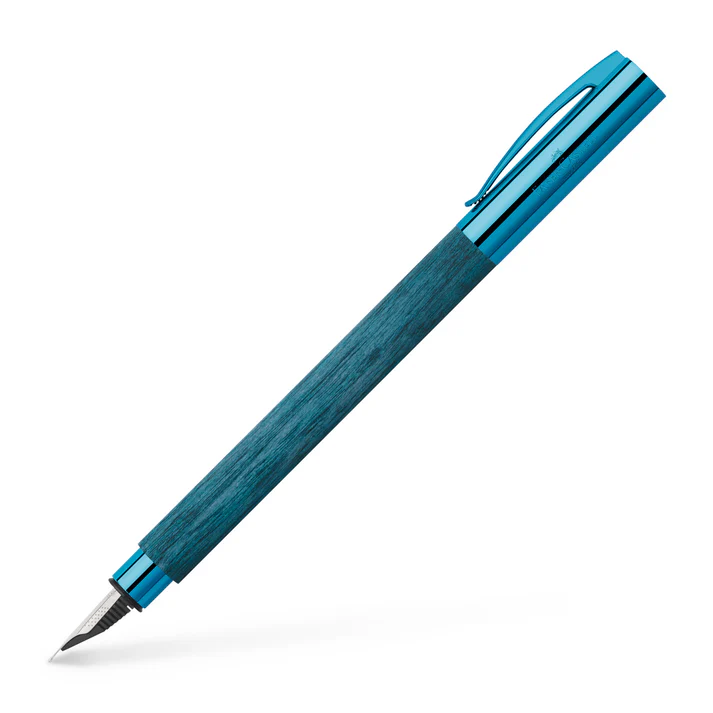 ファーバーカステル万年筆 148030 Ambition Blue Wood アンビション ブルーウッド 20周年限定