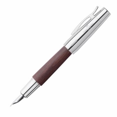 ファーバーカステル万年筆 148211 E-motion Pearwood Dark Brown エモーション 梨の木 ダークブラウン