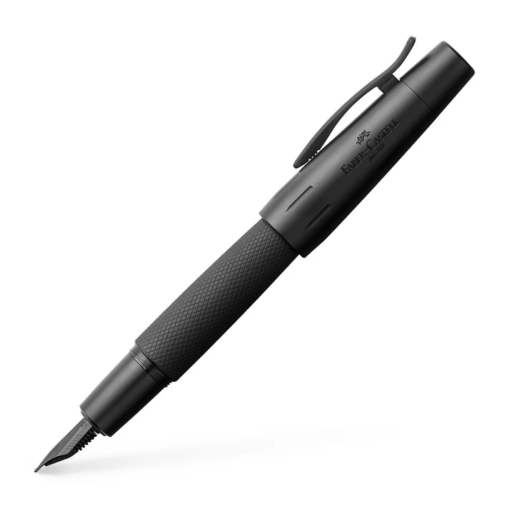 ファーバーカステル万年筆 148620 E-motion Pure black エモーション ピュアブラック