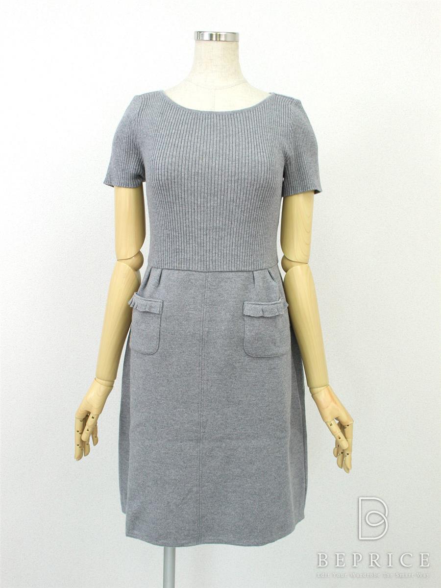 フォクシーブティック 2015年 ワンピース（Knit) 34576 グレー買取実績 | 神戸市東灘区