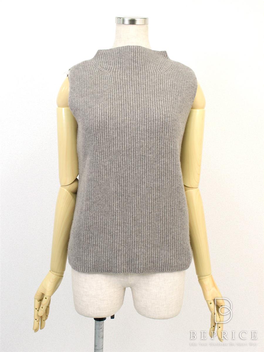 フォクシーブティック ニット 2016年 トップス ニット カシミヤ Sleeveless Knit Top Souffle 36343 ブラウン買取実績 | 堺市堺区
