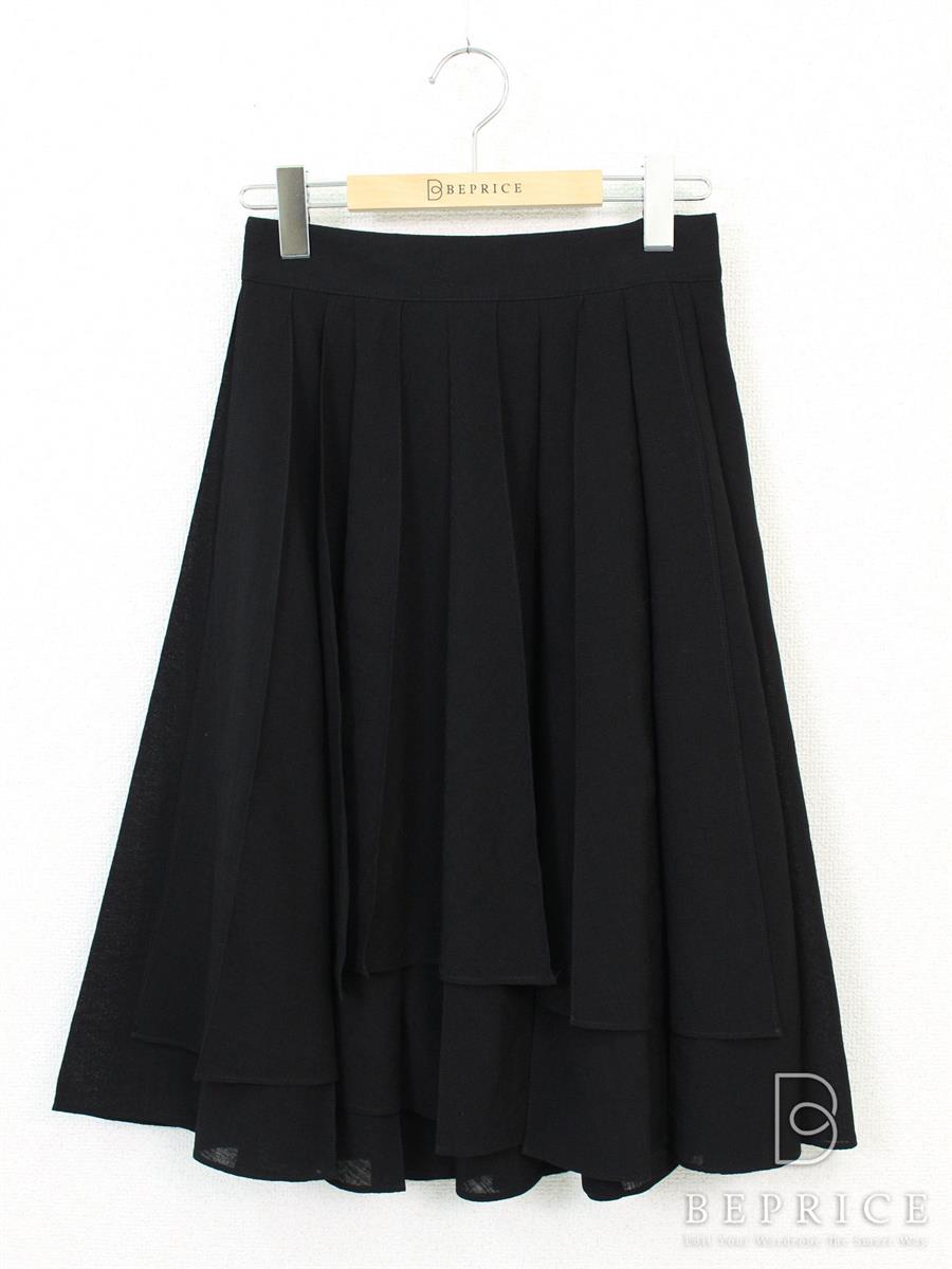デイジーリンforフォクシー 2016年 スカート aisy Washable Overwrap Pleat Skirt 35696 ブラック買取実績 | 大阪市中央区