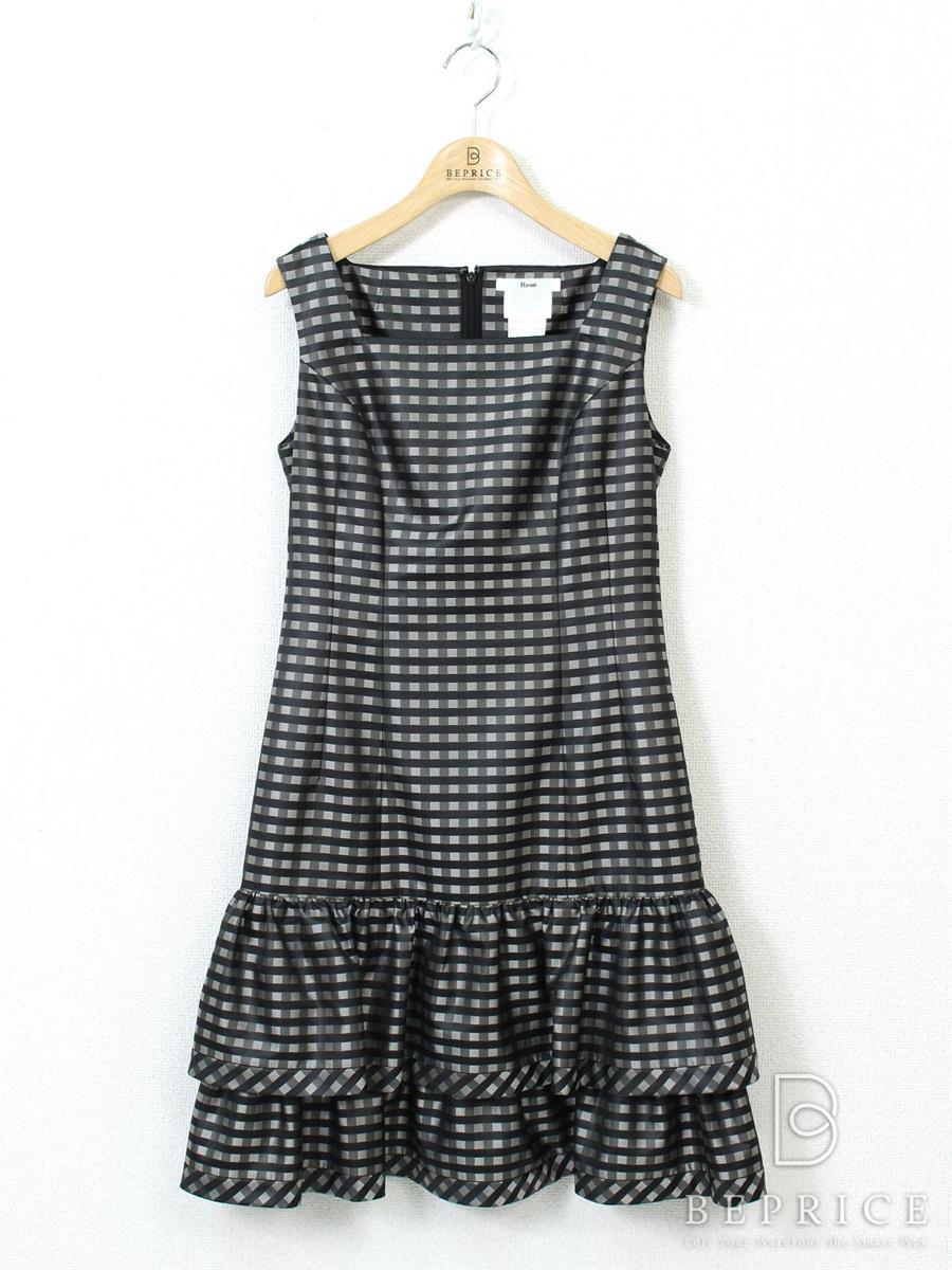 ルネ(Rene) ワンピース ノースリーブ フリル チェック買取参考価格 | 名古屋市名東区