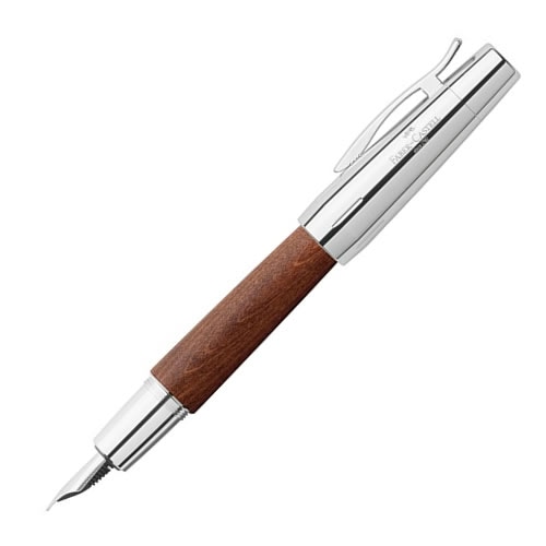 ファーバーカステル万年筆 148201 E-motion Pearwood Brown エモーション 梨の木 ブラウン