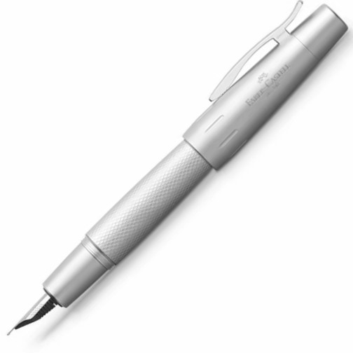 ファーバーカステル万年筆 148671 E-motion Pure Silver エモーション ピュアシルバー