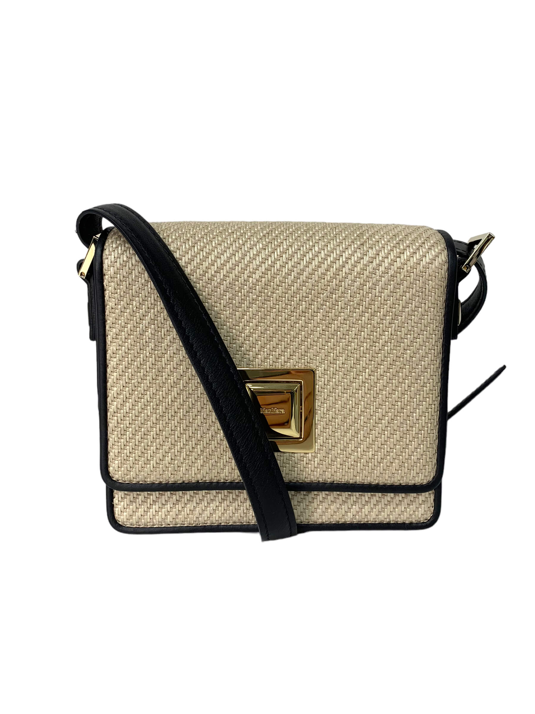 マックスマーラ MM Bag in leather and woven fabric ショルダーバッグ ベージュ買取参考価格 | 兵庫県神戸市