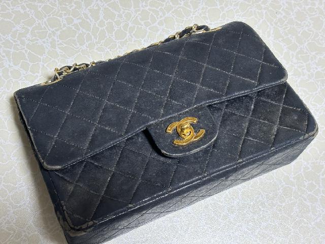 CHANEL マトラッセ Wフラップ　ラムスキン　チェーンショルダーバッグ買取参考価格 | 大阪府門真市