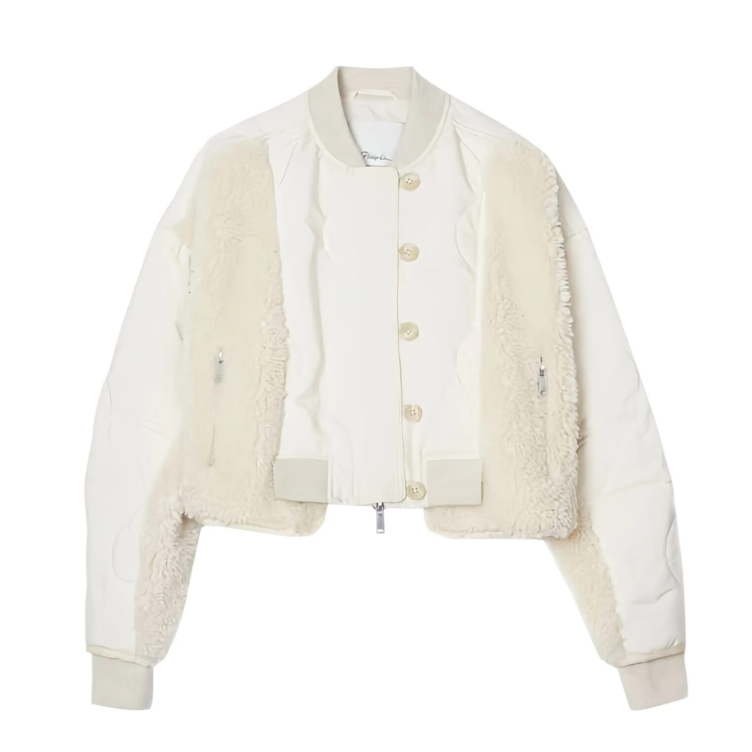 3.1フィリップリムCropped Sherpa Combo Bomber F252-60892-RRS