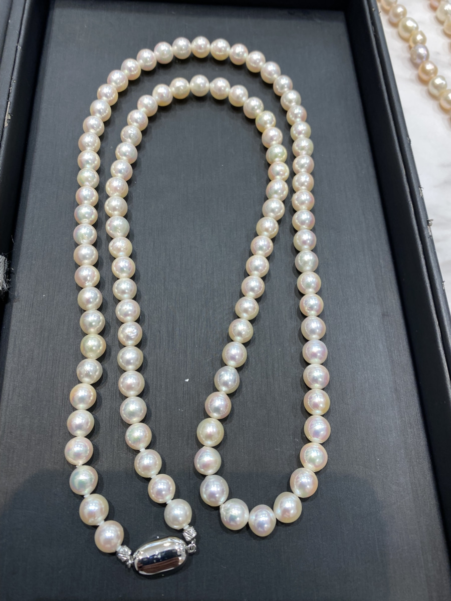 アコヤ真珠 パールロングネックレス 8.3mm買取参考価格 | 大阪府豊中市