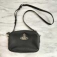 ヴィヴィアンウエストウッドショルダーバッグ ブラック レザー オーブの参考買取価格