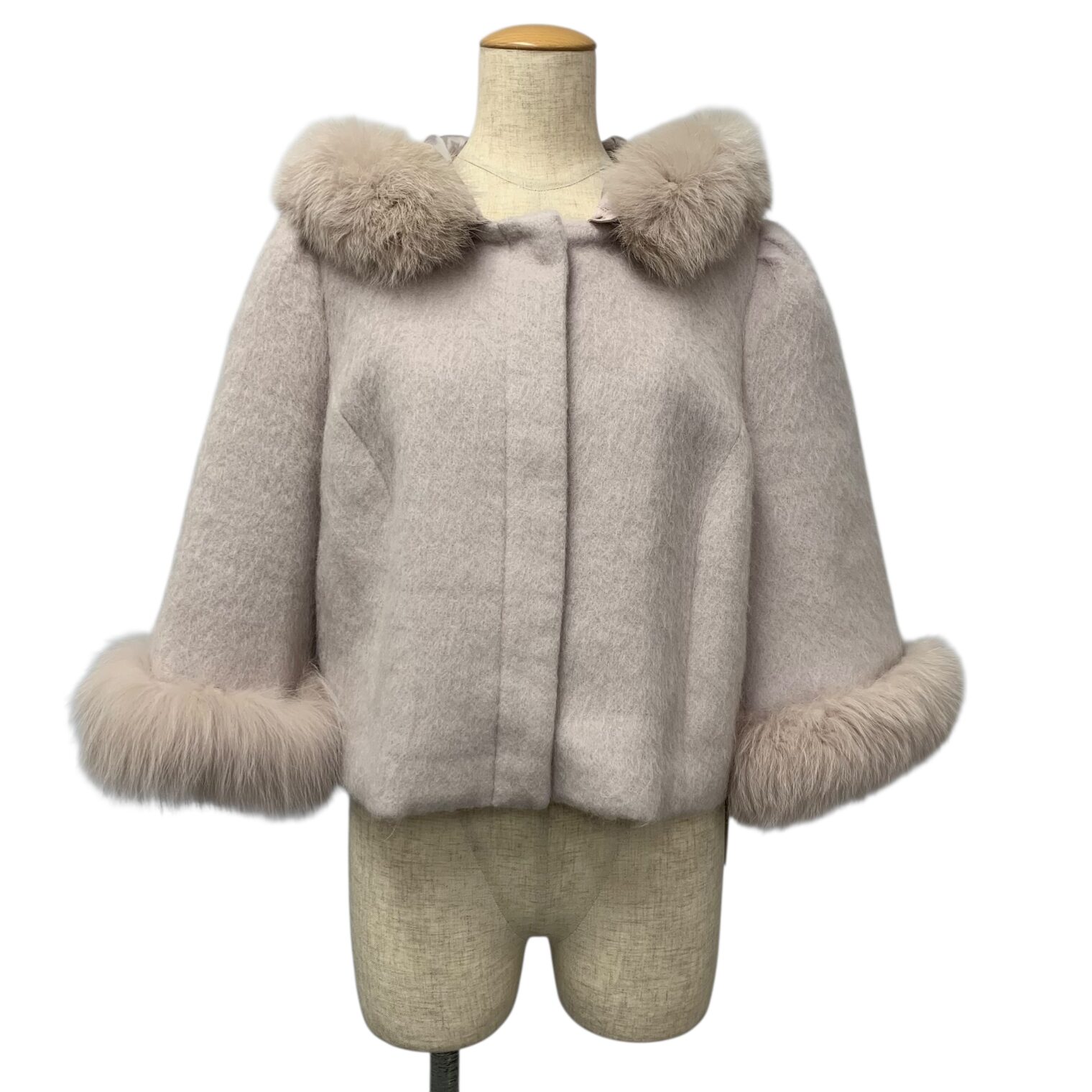 トゥービーシック W5794-433-12 コート X ピンク ショートフォックスファー 2way モヘヤ混 フード買取実績 | 岡山市北区