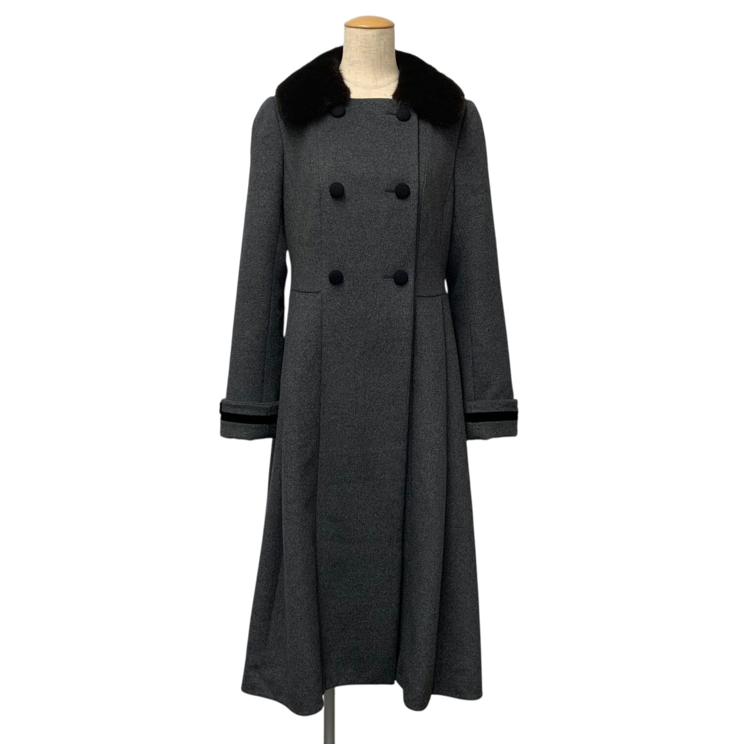 ルネ トレンチコート ウール混 ミンクファー 6238090買取実績 | 広島市佐伯区