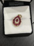 ネックレスTOP　K18　ルビー1.75ct　ダイヤ0.27ctの参考買取価格