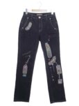 アルベロベロ318090 デニムパンツ パッチワーク ビジューの参考買取価格
